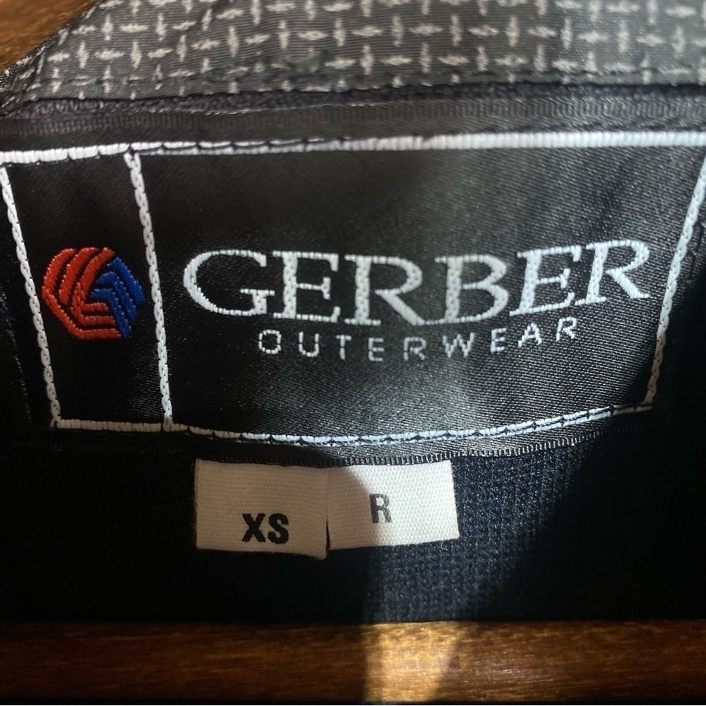 Gerber reflective water resistant cycling jacket black gray men’s xs regular - Picture 7 of 9